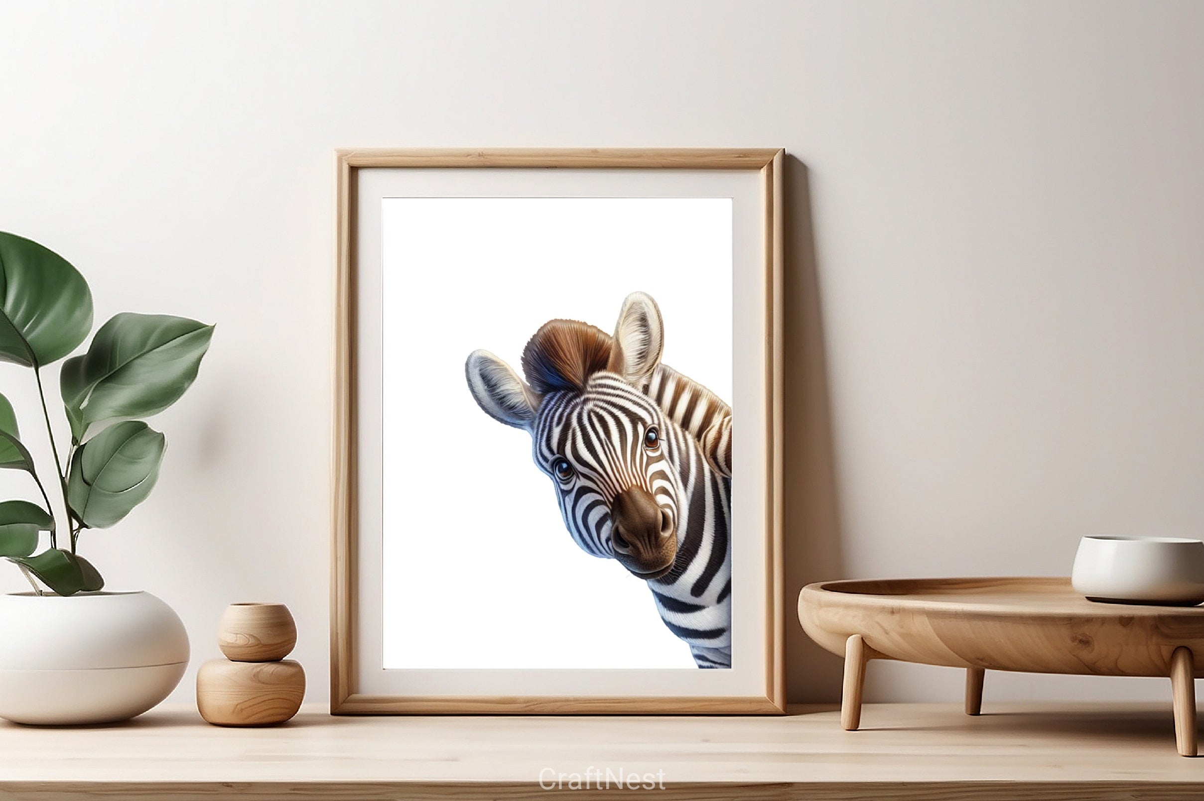 Zebra Peeking Clipart Bundle - CraftNest - Digital Crafting and Art