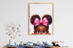 Peek A Boo Girl Clipart Bundle - CraftNest - Digital Crafting and Art