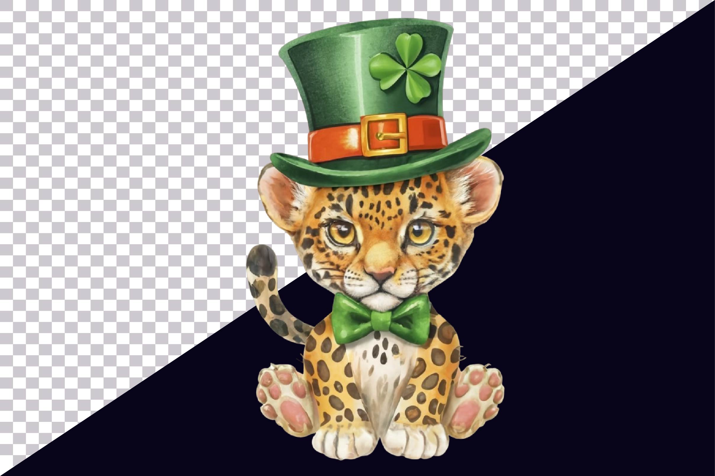 Leopard St Patrick Clipart Bundle - CraftNest - Digital Crafting and Art