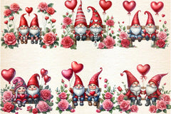 Valentine's Gnome Couple Clipart Bundle - CraftNest - Digital Crafting and Art