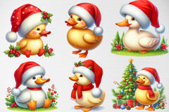 Christmas Duck Clipart Bundle - CraftNest - Digital Crafting and Art