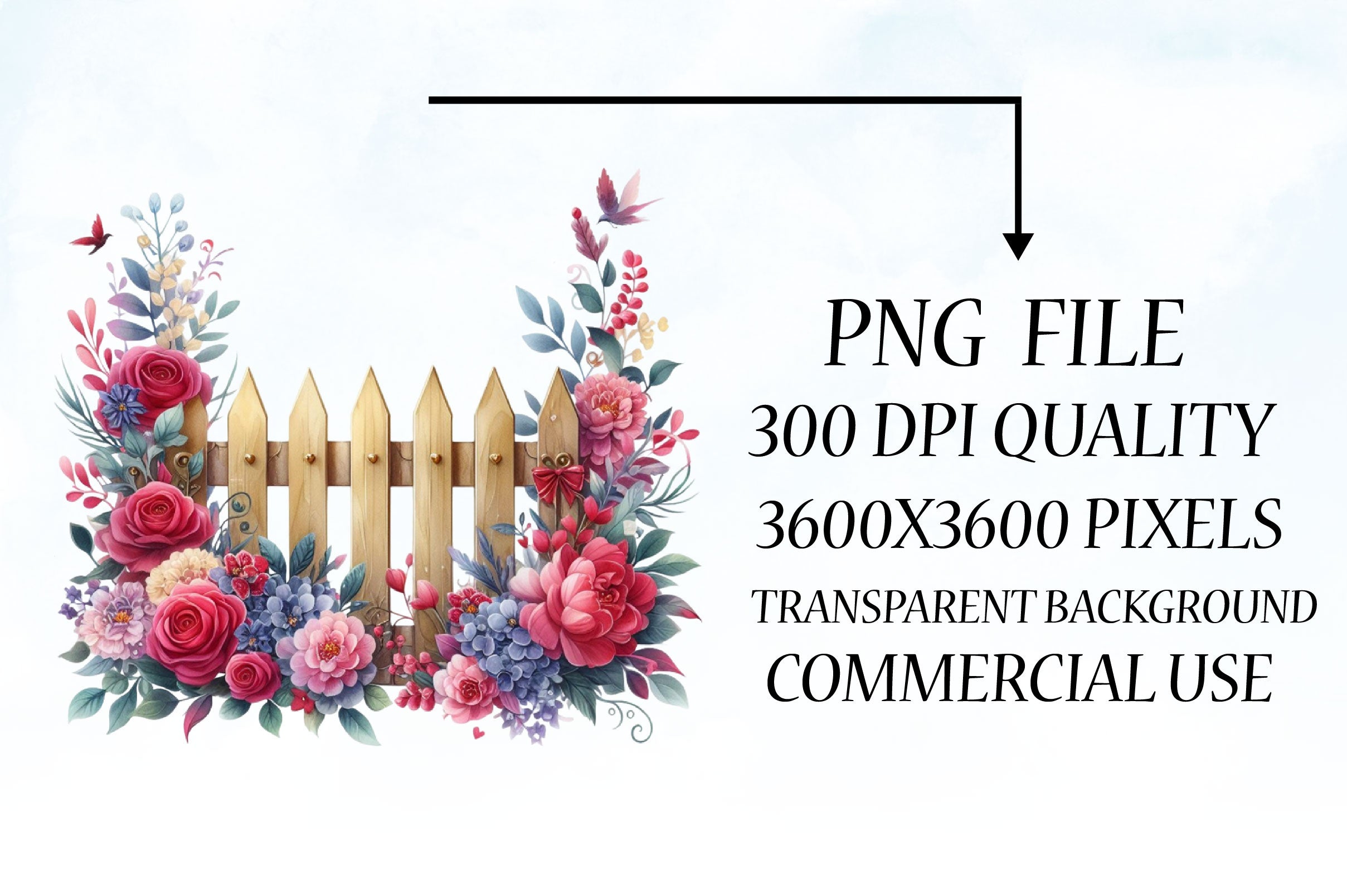 Valentine Fences Clipart Bundle - CraftNest - Digital Crafting and Art