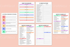 Decluttering and Cleaning Organizer KDP - CraftNest - Digital Crafting and Art