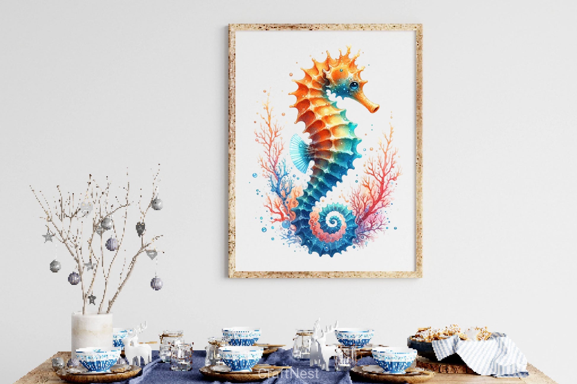 Sea Seahorse Clipart Bundle 2 - CraftNest - Digital Crafting and Art