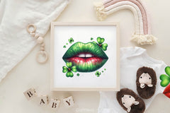 St Patrick's Day Lips Clipart Bundle - CraftNest - Digital Crafting and Art