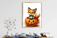 Halloween Fox Pumpkin Clipart Bundle - CraftNest - Digital Crafting and Art