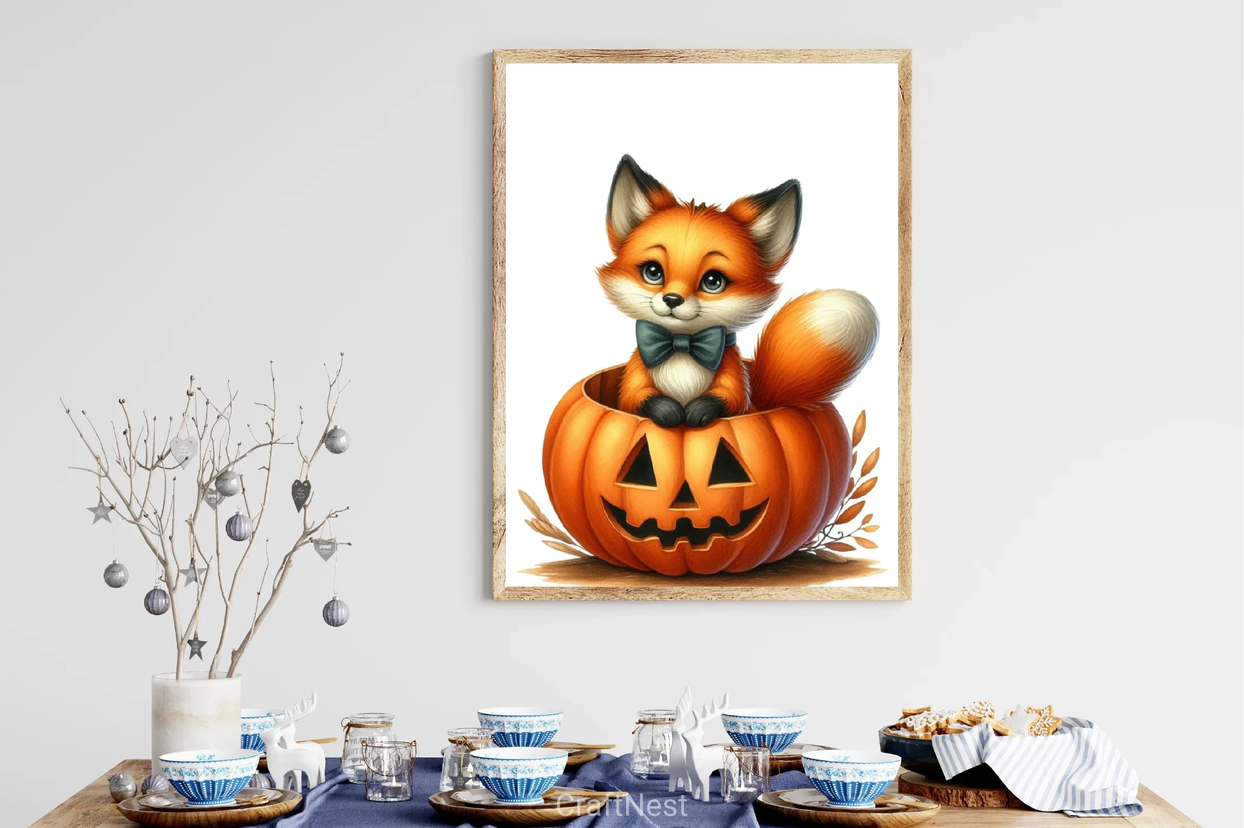 Halloween Fox Pumpkin Clipart Bundle - CraftNest - Digital Crafting and Art
