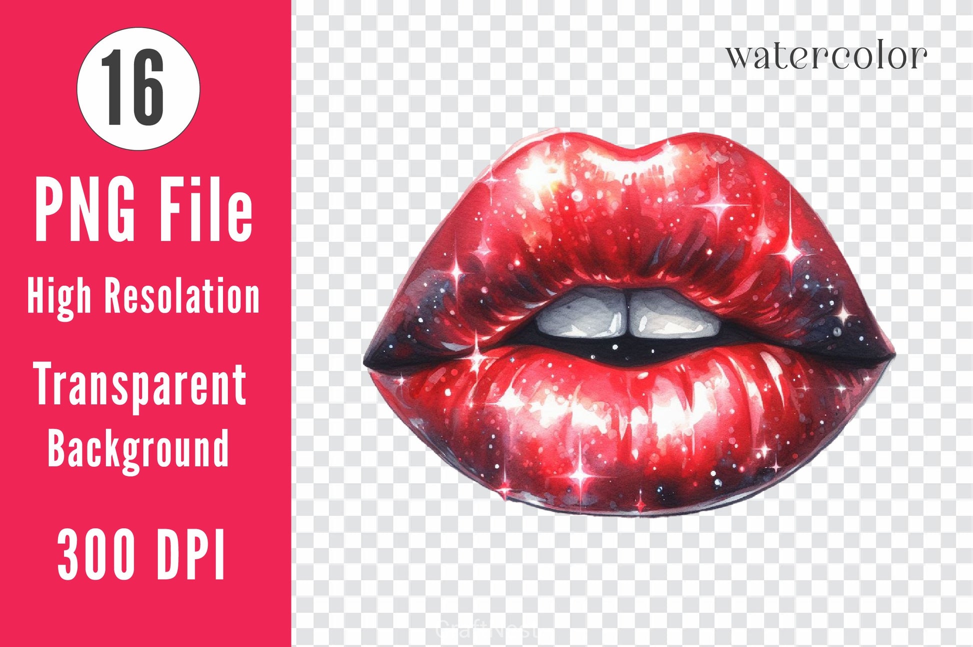 Kiss Lips Love Kisses Clipart Bundle 2 - CraftNest - Digital Crafting and Art