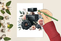 Black Perfume Clipart Bundle - CraftNest - Digital Crafting and Art