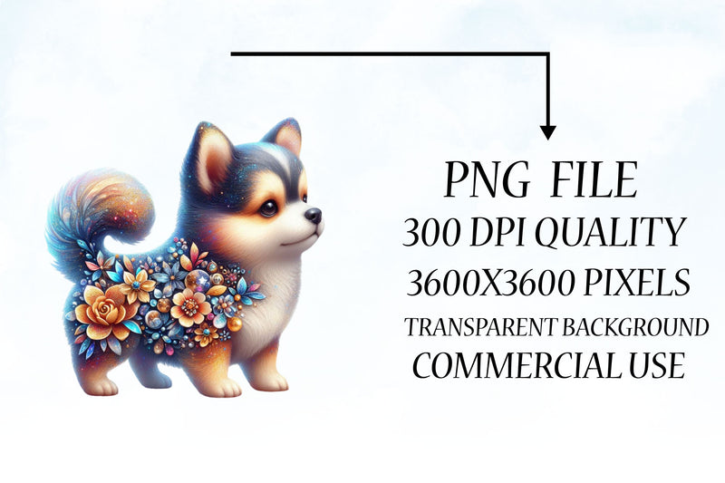Glitter Dogs Clipart Bundle - CraftNest - Digital Crafting and Art