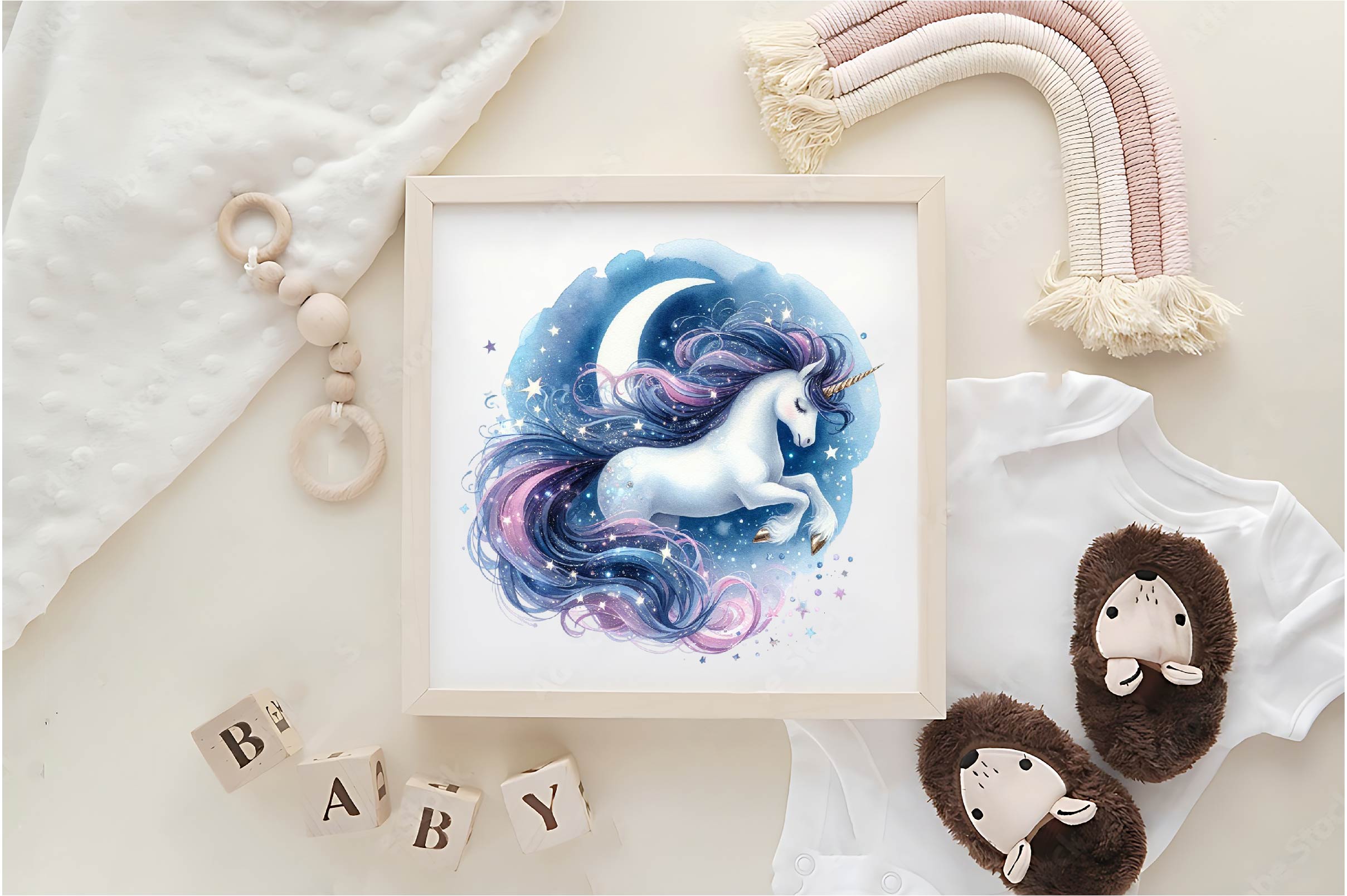 Night Unicorn Clipart Bundle - CraftNest - Digital Crafting and Art