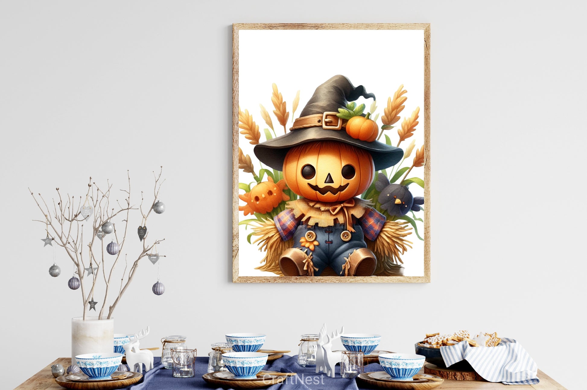 Halloween Scarecrow Clipart Bundle - CraftNest - Digital Crafting and Art