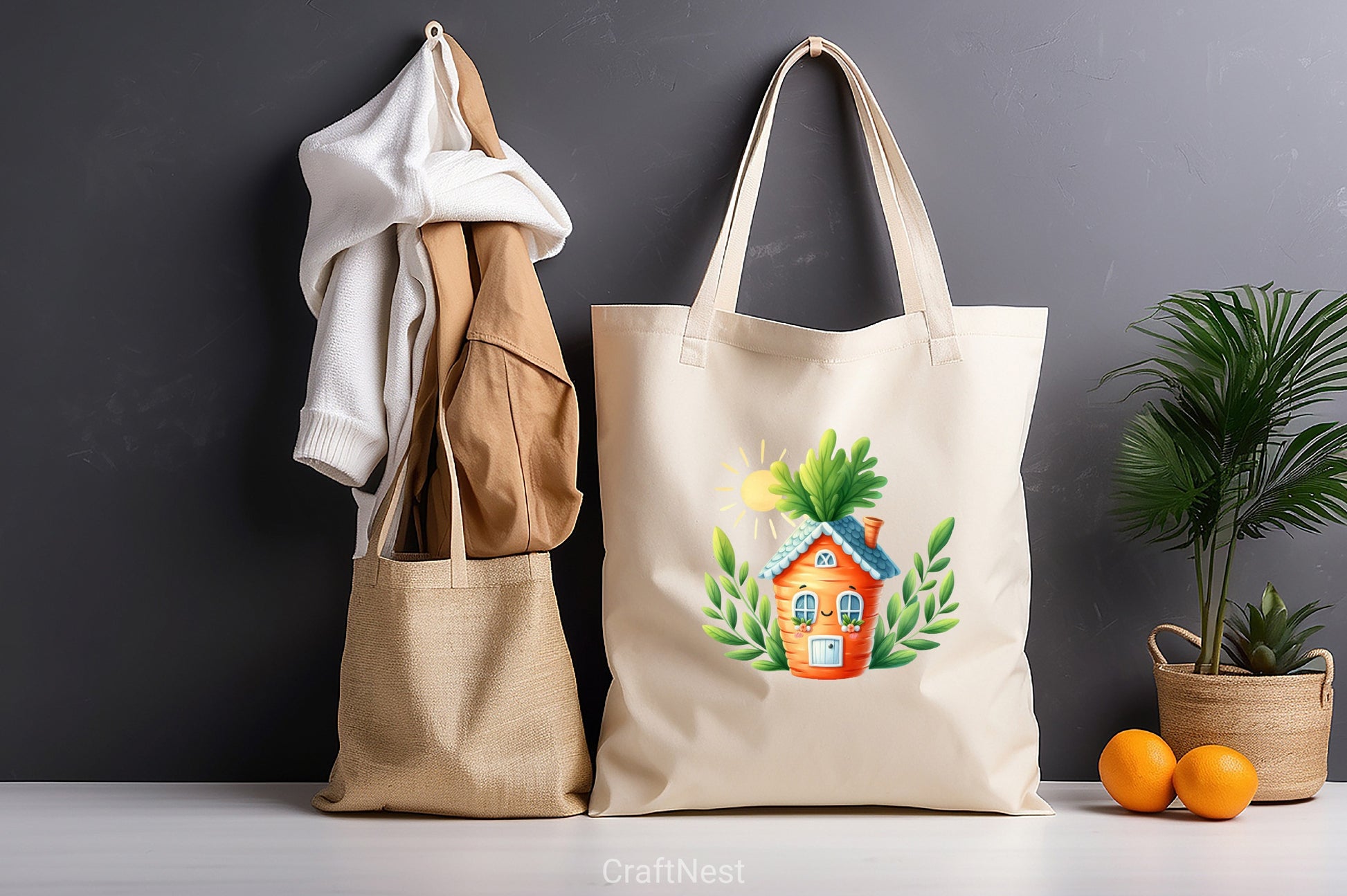 Carrot House Clipart Bundle - CraftNest - Digital Crafting and Art