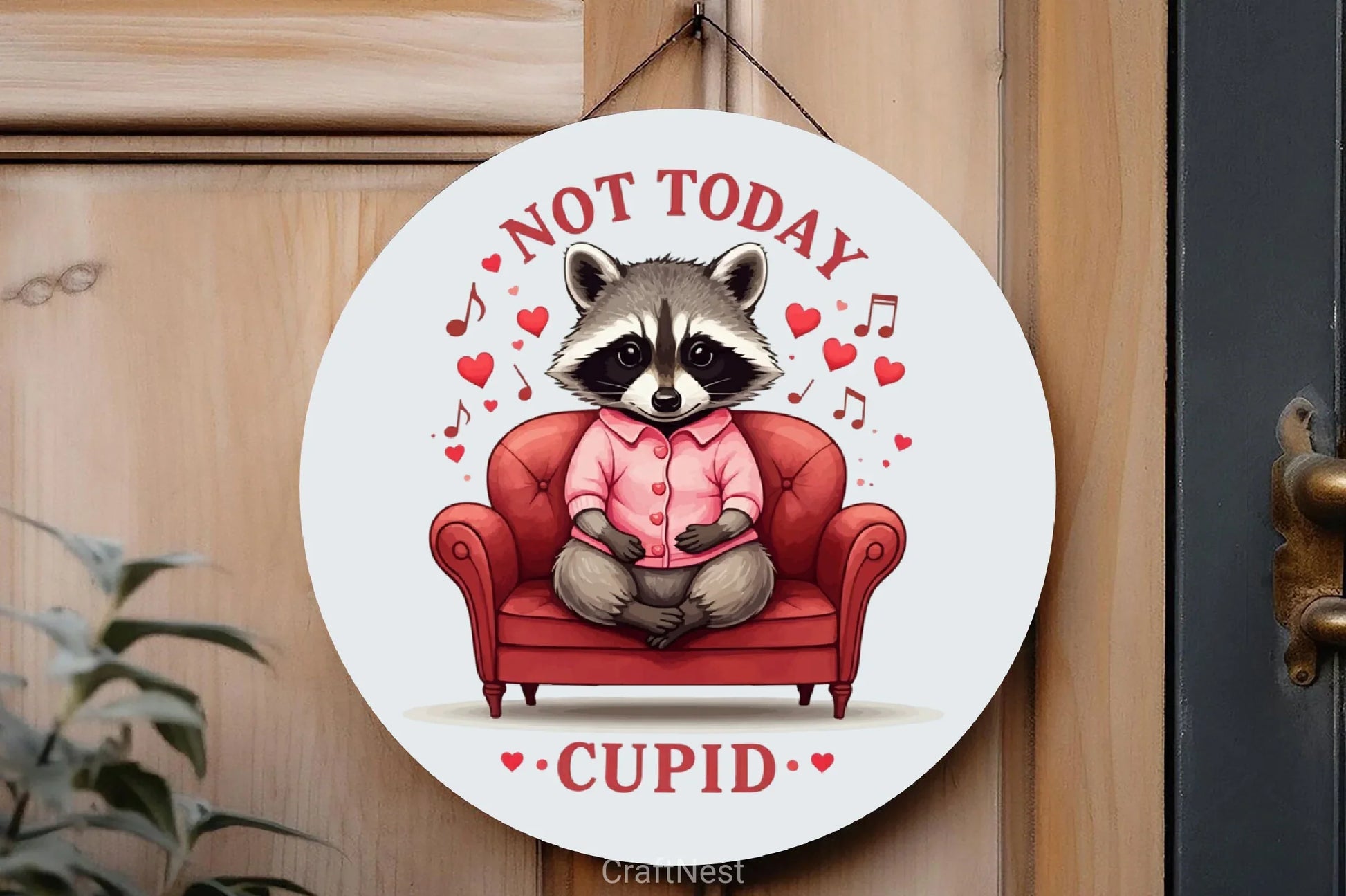 Not Today Cupid Raccoon Clipart Bundle 2 - CraftNest - Digital Crafting and Art
