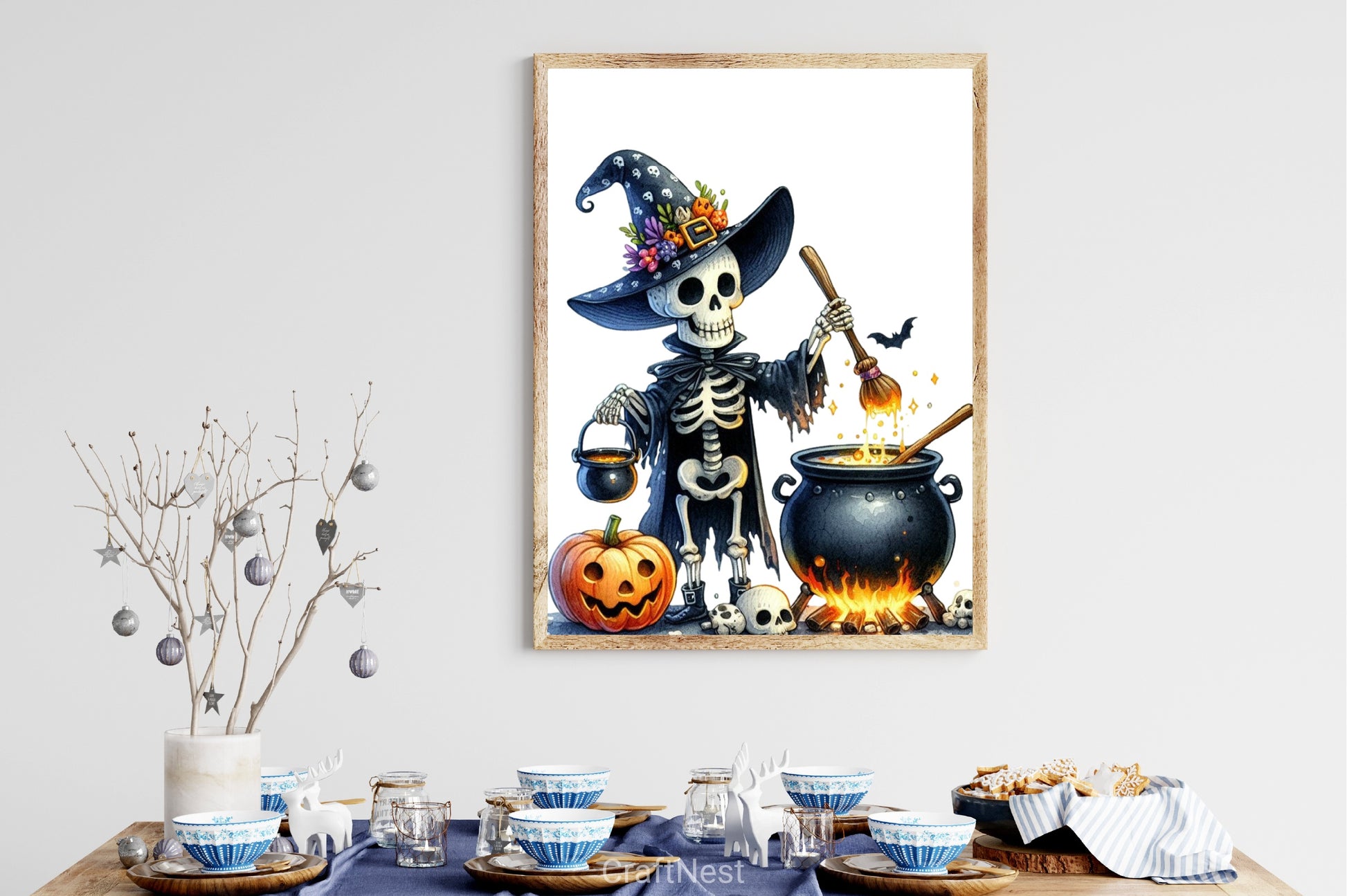 Skeleton Halloween Clipart Bundle - CraftNest - Digital Crafting and Art