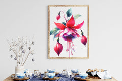 Fuchsia Flowers Clipart Bundle - CraftNest - Digital Crafting and Art