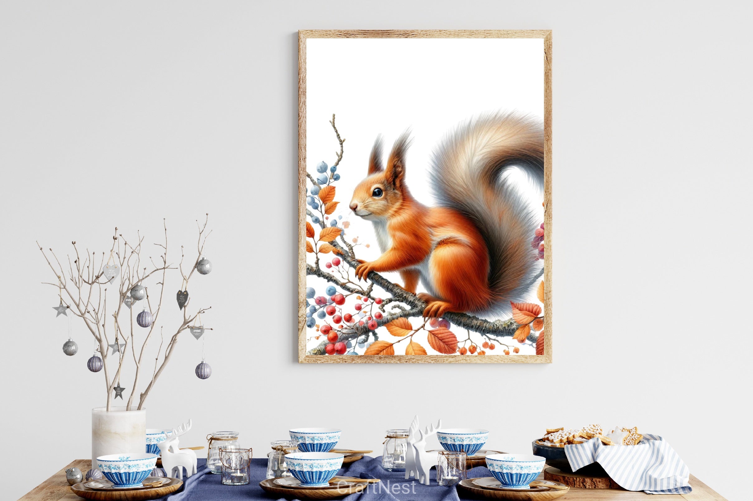 Autumn Squirrel Clipart Bundle 2 - CraftNest - Digital Crafting and Art