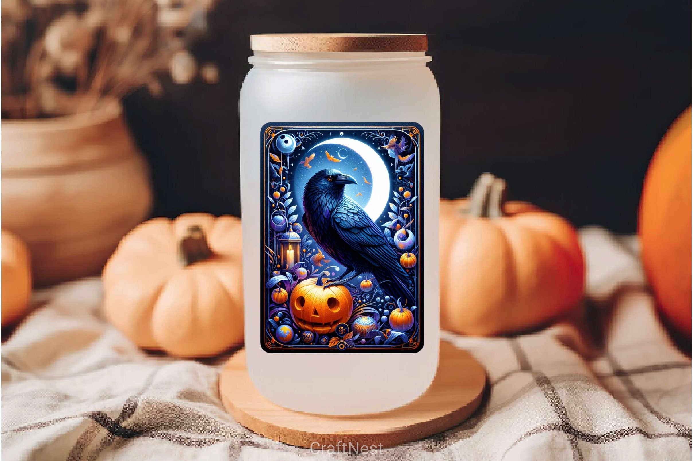 Raven Bird Tarot Card Clipart Bundle 20 - CraftNest - Digital Crafting and Art