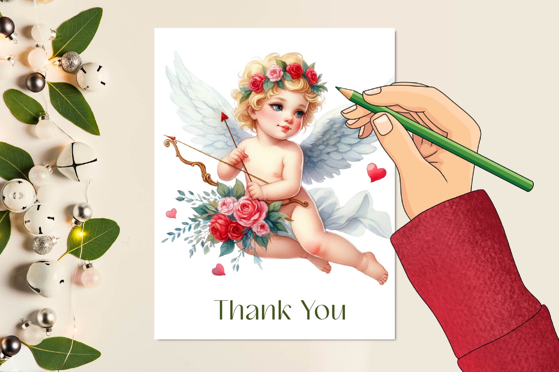 Cute Baby Angel Clipart Bundle 1 - CraftNest - Digital Crafting and Art