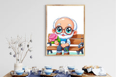 Grandpa Clipart Bundle - CraftNest - Digital Crafting and Art