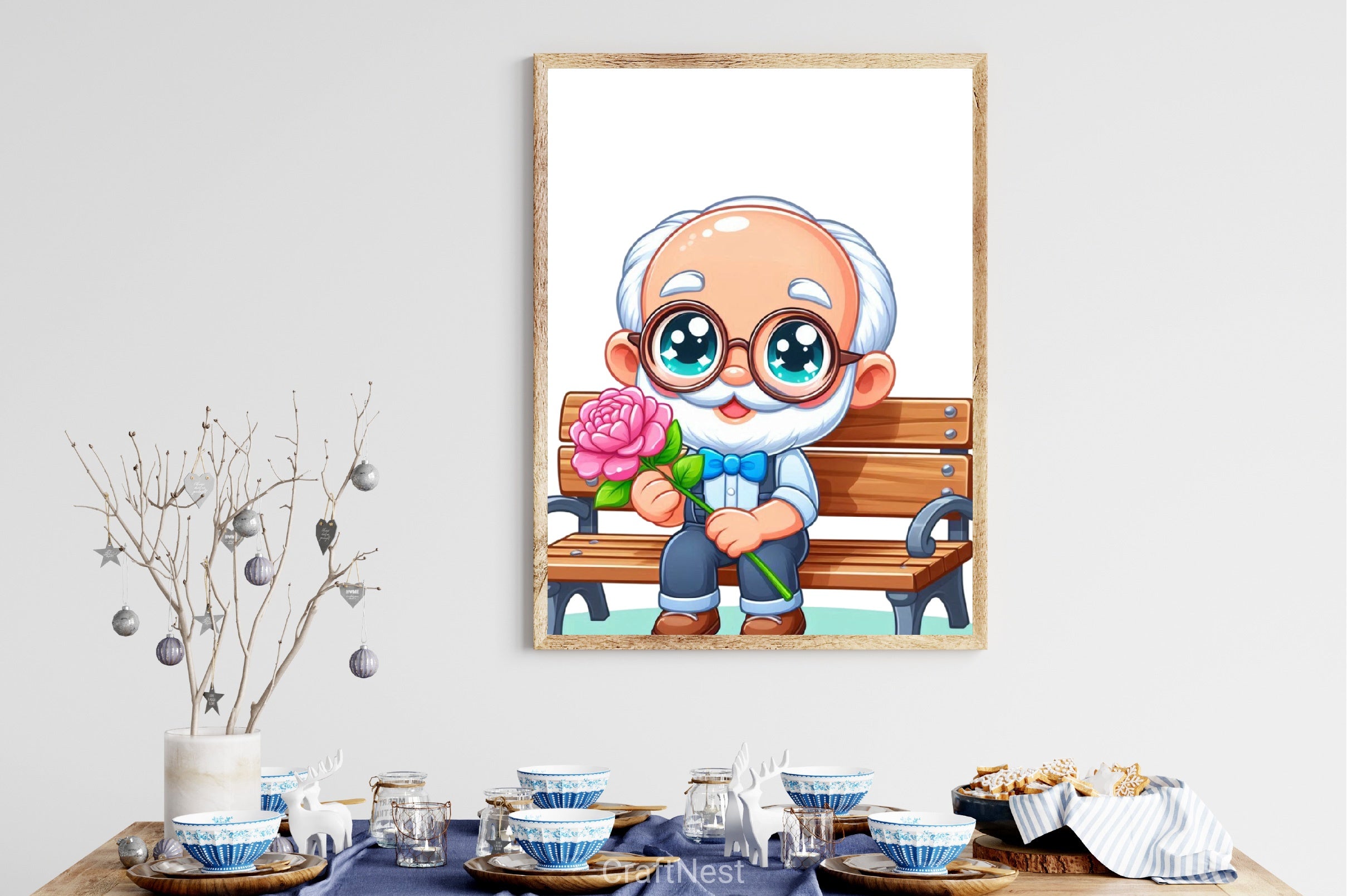 Grandpa Clipart Bundle - CraftNest - Digital Crafting and Art