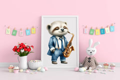 Animal Saxophone Guy Clipart Bundle - CraftNest - Digital Crafting and Art