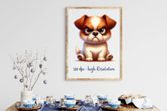 Funny Puppy Dog Clipart Bundle - CraftNest - Digital Crafting and Art