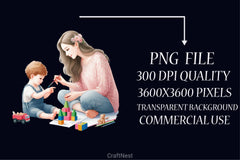 Mother's Day Clipart Bundle 5 - CraftNest - Digital Crafting and Art