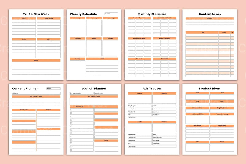 Online Business Workbook Guide - CraftNest - Digital Crafting and Art