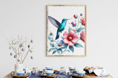 Flower Hummingbird Clipart Bundle - CraftNest - Digital Crafting and Art