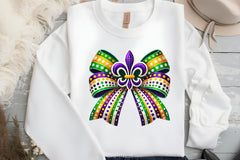 Mardi Gras Coquette Bow Clipart Bundle 3 - CraftNest - Digital Crafting and Art