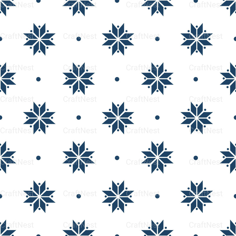 Christmas Nordic Seamless Digital Paper 2 - CraftNest - Digital Crafting and Art