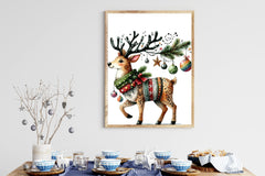 Christmas Reindeer Clipart Bundle 2 - CraftNest - Digital Crafting and Art