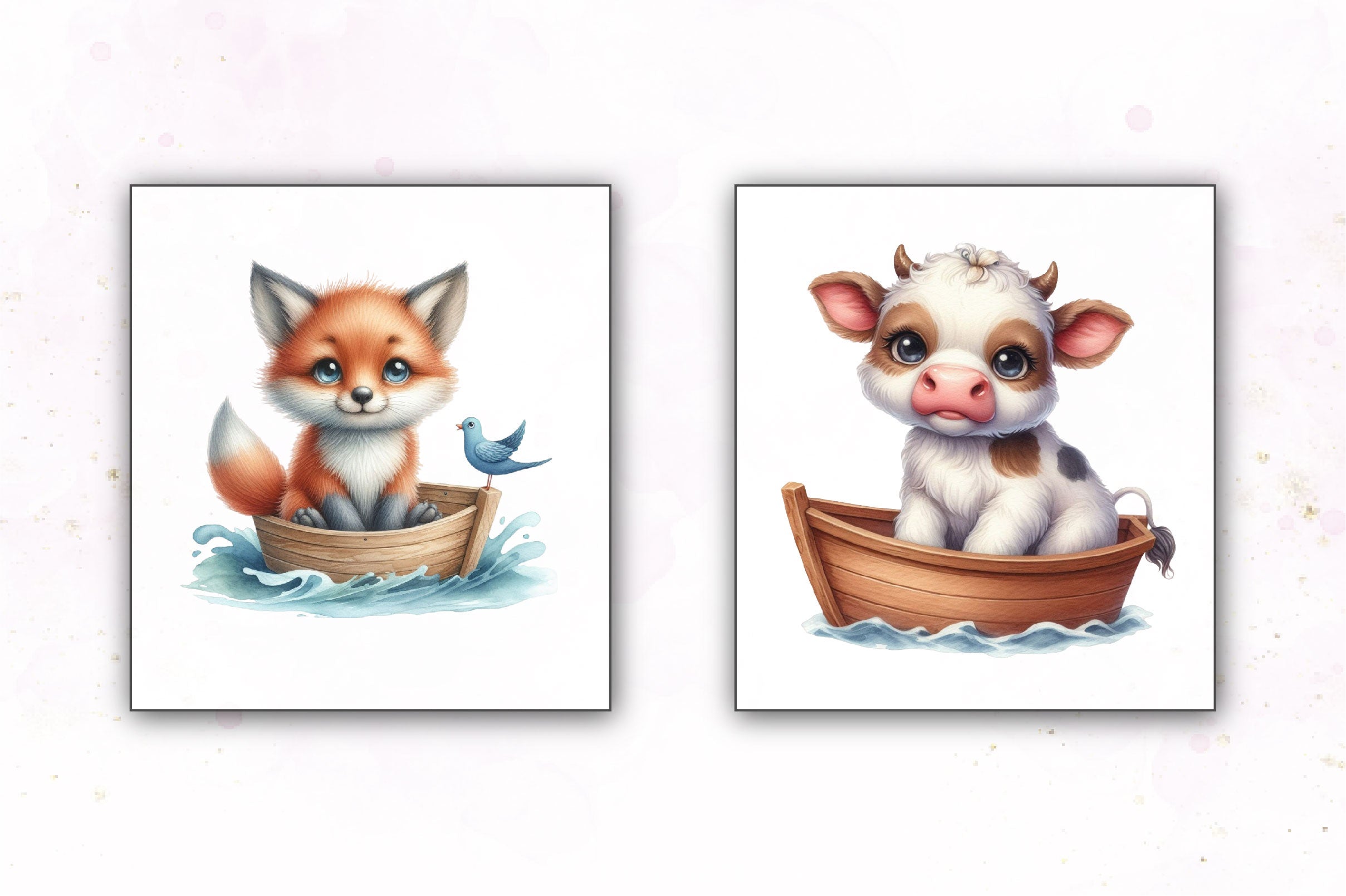 Cute Baby Animals Boat Clipart Bundle 19 - CraftNest - Digital Crafting and Art