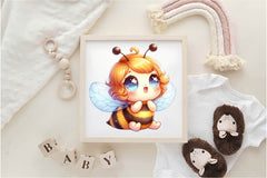 Bee Character Clipart Bundle - CraftNest - Digital Crafting and Art