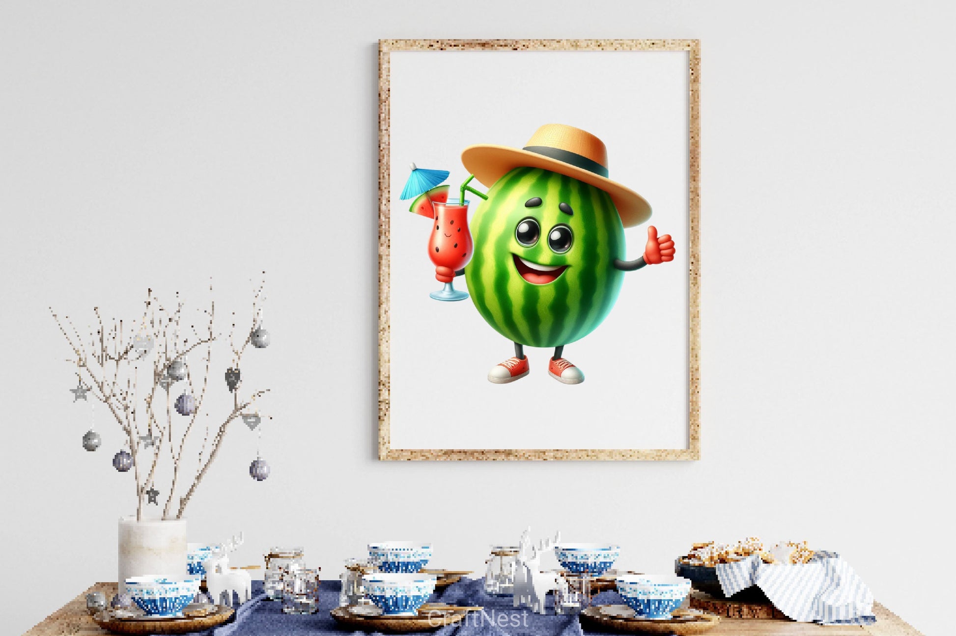 Cute Summer Watermelon Clipart Bundle - CraftNest - Digital Crafting and Art