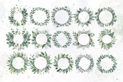 Boho Flower Greenery Bouquet Clipart Bundle - CraftNest - Digital Crafting and Art