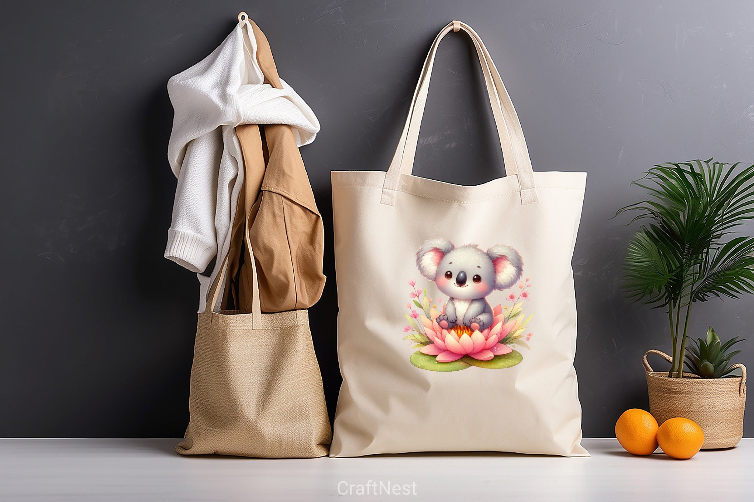 Cute Baby Koala Clipart Bundle - CraftNest - Digital Crafting and Art