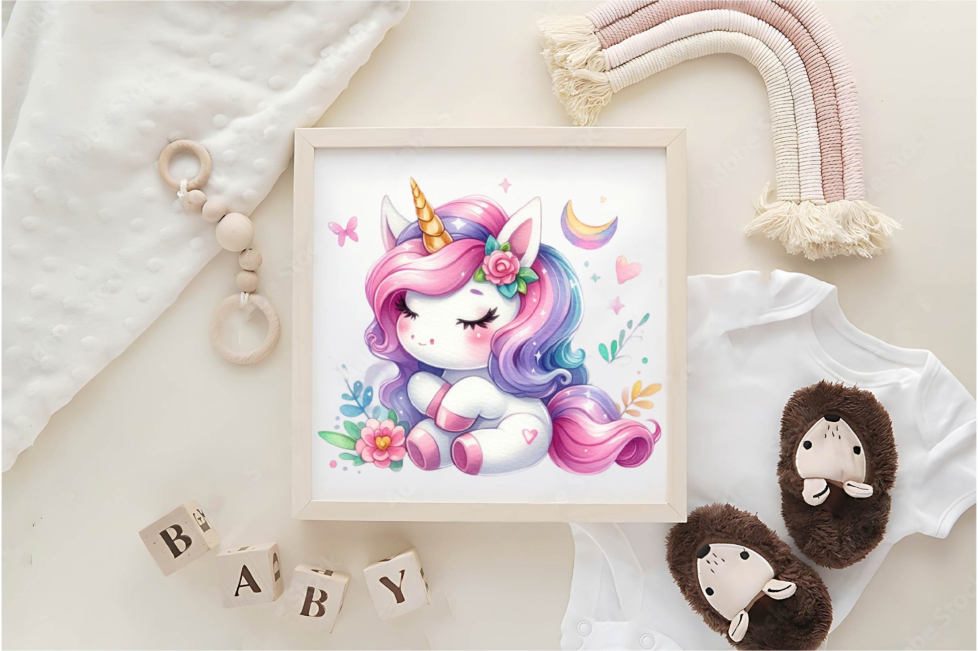 Baby Unicorn Clipart Bundle - CraftNest - Digital Crafting and Art