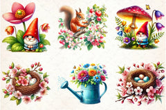 Spring Flowers Clipart Bundle 1 - CraftNest - Digital Crafting and Art