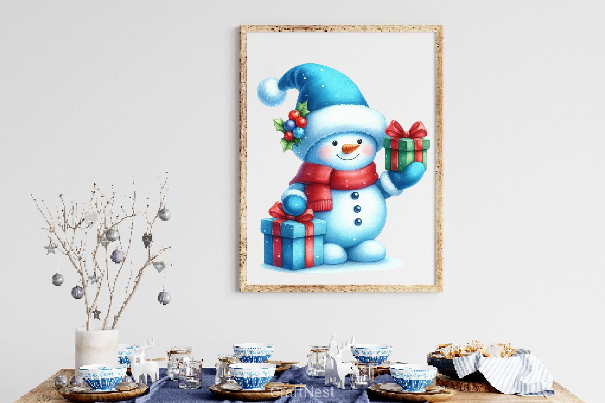 Christmas Cute Snowman Clipart Bundle 2 - CraftNest - Digital Crafting and Art