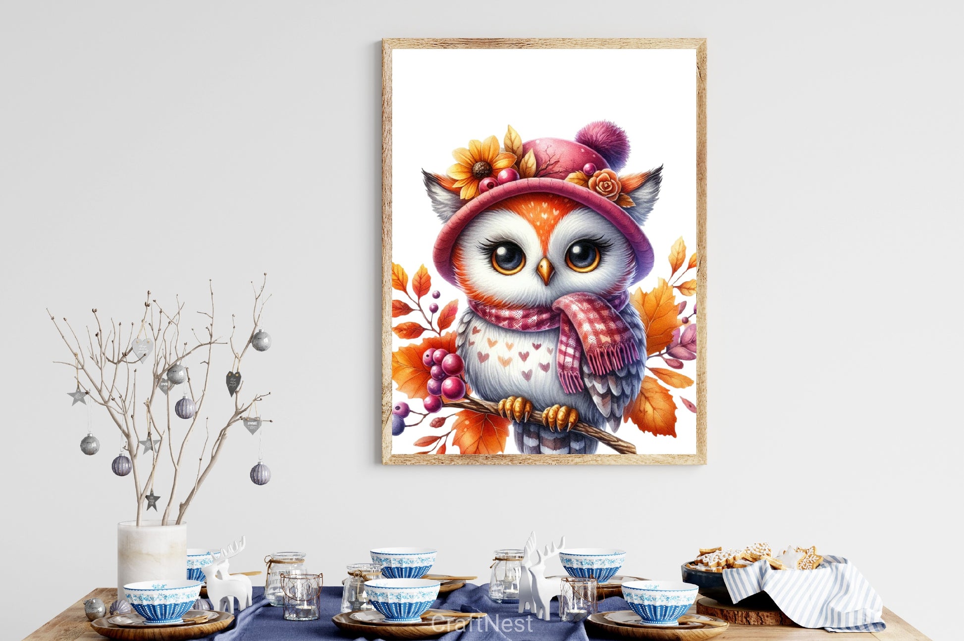 Fall Owl Clipart Bundle - CraftNest - Digital Crafting and Art