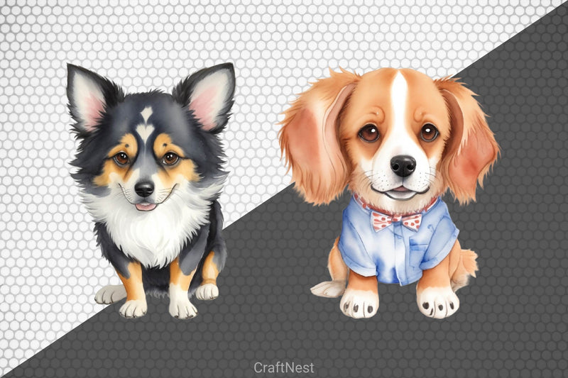 Cute Dog Clipart Bundle 2 - CraftNest - Digital Crafting and Art