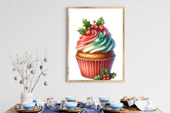 Christmas Cupcakes Clipart Bundle 1 - CraftNest - Digital Crafting and Art