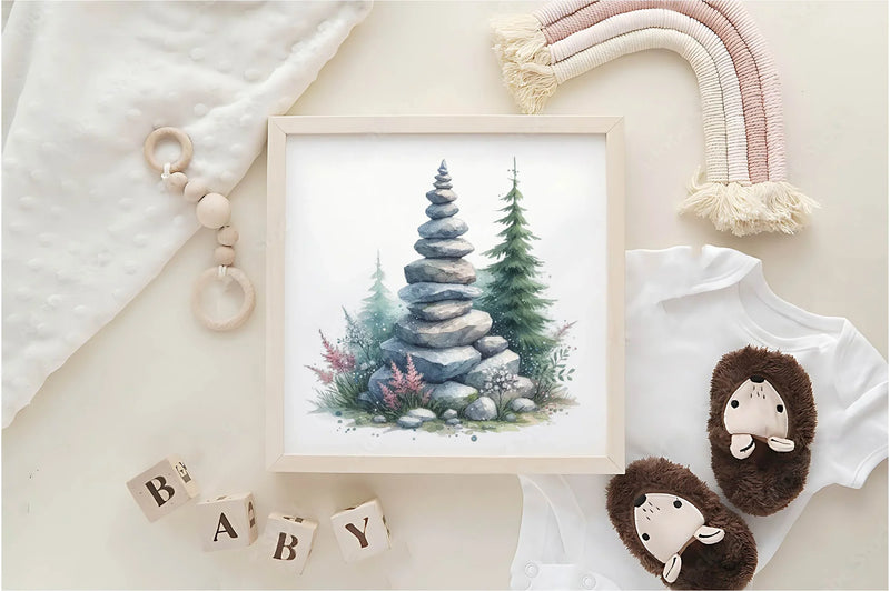 Stone Cairns Clipart Bundle - CraftNest - Digital Crafting and Art