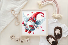 Flying Gnome Clipart Bundle - CraftNest - Digital Crafting and Art