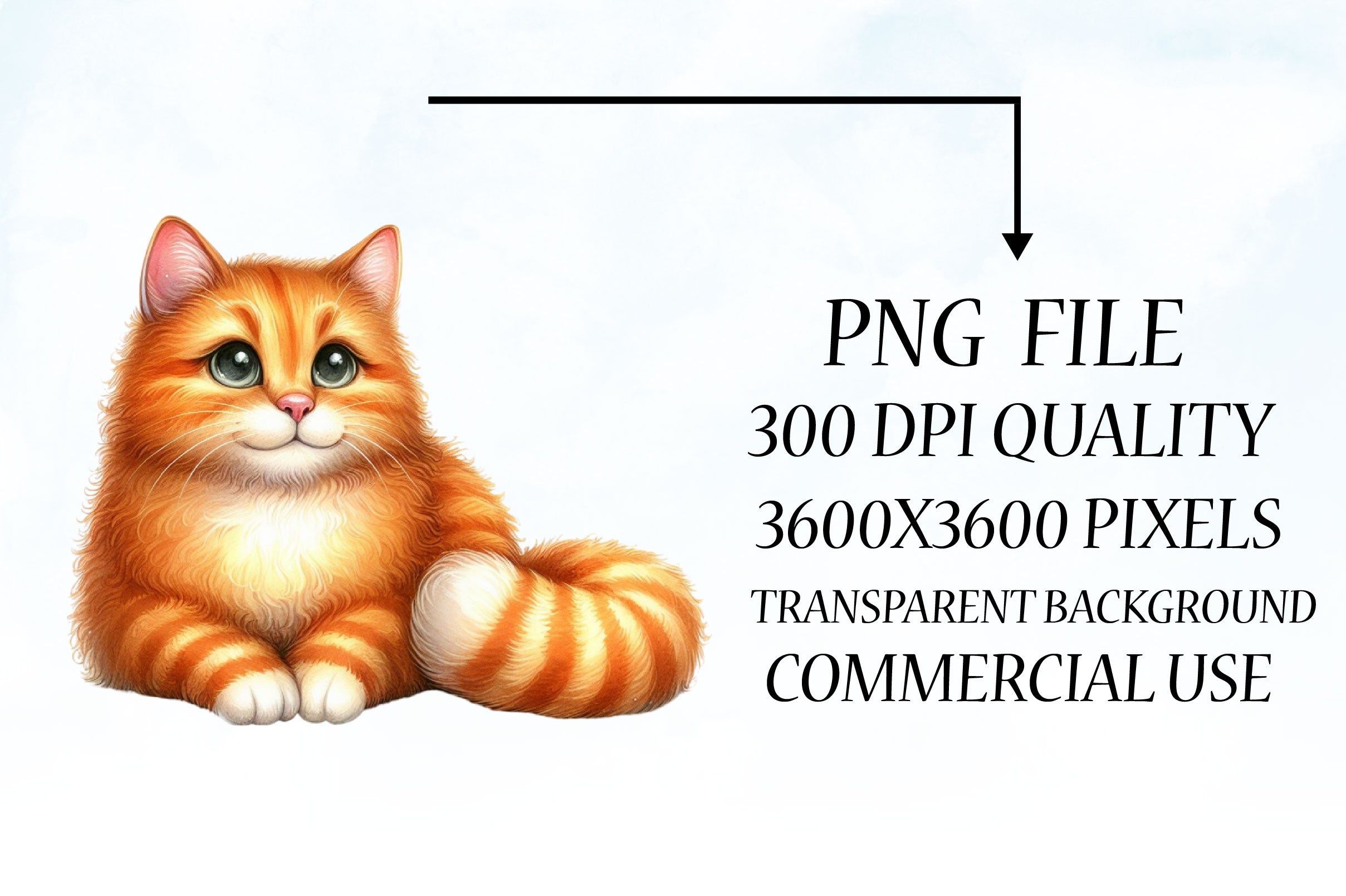 Funny Orange Cat Clipart Bundle - CraftNest - Digital Crafting and Art