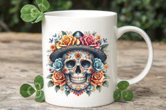 Skull Face Death Flower Clipart Bundle - CraftNest - Digital Crafting and Art