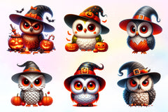 Halloween Owl Clipart Bundle 3 - CraftNest - Digital Crafting and Art
