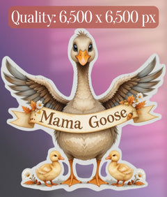 MAMA Goose Clipart Bundle - CraftNest - Digital Crafting and Art